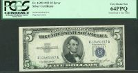 Fr.1655, 1953 $5 Silver Certificate Error Note